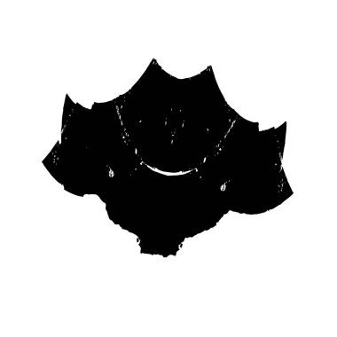 soyut siyah ve beyaz geometrik süsleme çizimi