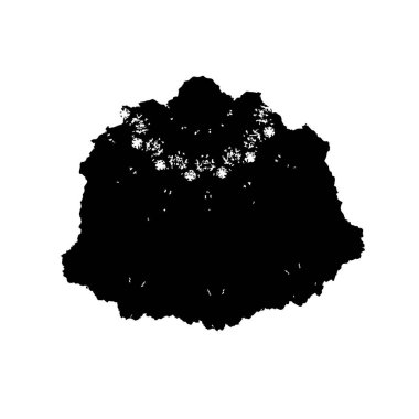 soyut siyah ve beyaz geometrik dekoratif çizim