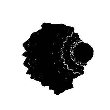 Soyut grunge arkaplanı. Monokrom dokusu. Siyah ve beyaz desenli arkaplan