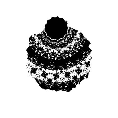 Soyut grunge arkaplanı. Monokrom dokusu. Siyah ve beyaz desenli arkaplan