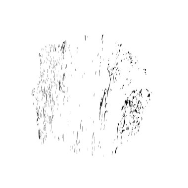 Beyaz arkaplanda soyut tek renkli leke, vektör illüstrasyonu