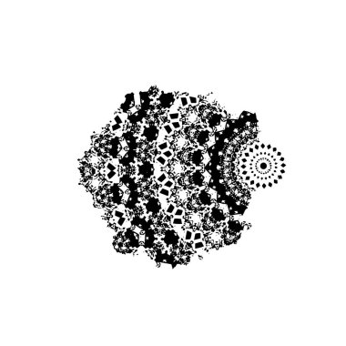 Soyut grunge arkaplanı. Monokrom dokusu. Siyah ve beyaz desenli arkaplan