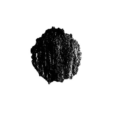 Beyaz arka planda soyut siyah mürekkep lekesi. vektör illüstrasyonu