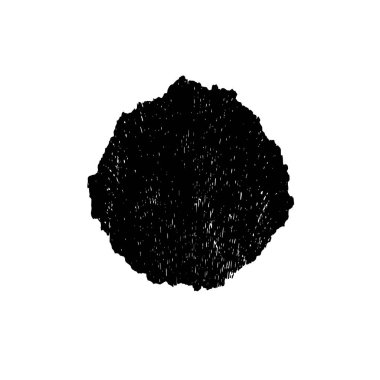 Beyaz arka planda soyut siyah mürekkep lekesi. vektör illüstrasyonu