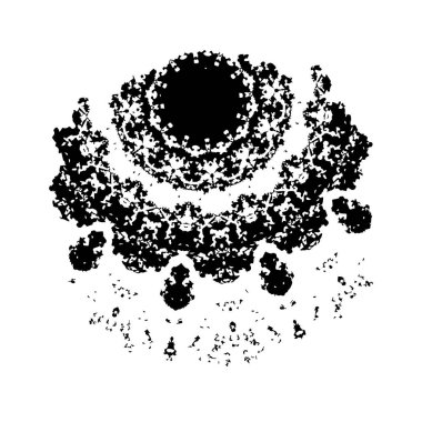 Soyut grunge arkaplanı. Monokrom dokusu. Siyah ve beyaz desenli arkaplan