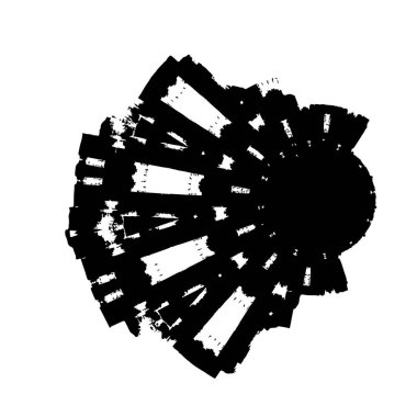 Soyut grunge arkaplanı. Monokrom dokusu. Siyah ve beyaz desenli arkaplan