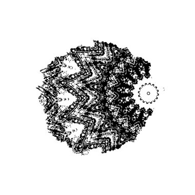 Soyut grunge arkaplanı. Monokrom dokusu. Siyah ve beyaz desenli arkaplan