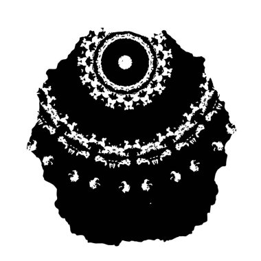 Soyut grunge arkaplanı. Monokrom dokusu. Siyah ve beyaz desenli arkaplan