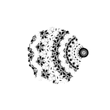 Soyut grunge arkaplanı. Monokrom dokusu. Siyah ve beyaz desenli arkaplan