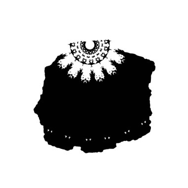 Soyut grunge arkaplanı. Monokrom dokusu. Siyah ve beyaz desenli arkaplan