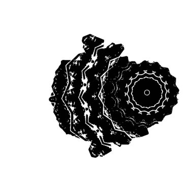 Soyut grunge arkaplanı. Monokrom dokusu. Siyah ve beyaz desenli arkaplan