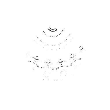 Soyut grunge arkaplanı. Monokrom dokusu. Siyah ve beyaz desenli arkaplan