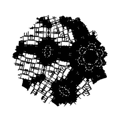 Soyut grunge arkaplanı. Monokrom dokusu. Siyah ve beyaz desenli arkaplan