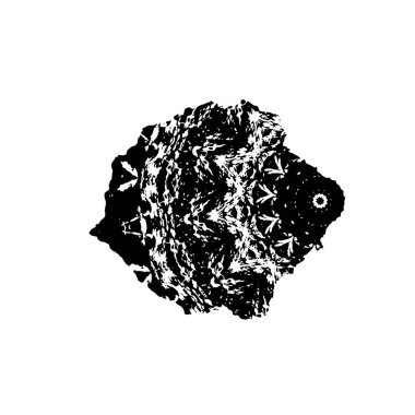 Soyut grunge arkaplanı. Monokrom dokusu. Siyah ve beyaz desenli arkaplan