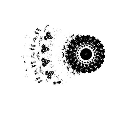 Soyut grunge arkaplanı. Monokrom dokusu. Siyah ve beyaz desenli arkaplan