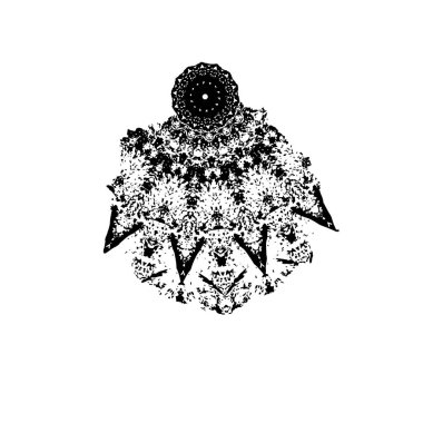 Soyut grunge arkaplanı. Monokrom dokusu. Siyah ve beyaz desenli arkaplan