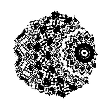 Soyut grunge arkaplanı. Monokrom dokusu. Siyah ve beyaz desenli arkaplan