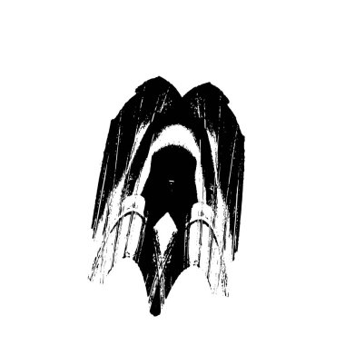 soyut siyah ve beyaz grunge arkaplanı 