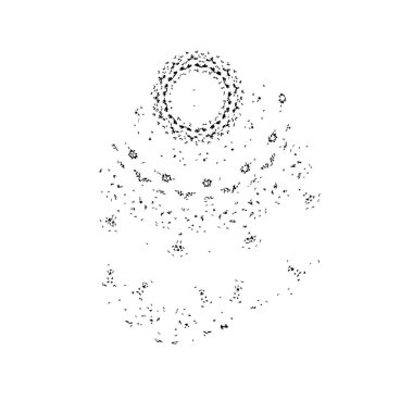 soyut siyah ve beyaz grunge arkaplanı 