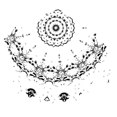 Soyut grunge arkaplanı. Monokrom dokusu. Siyah ve beyaz desenli arkaplan