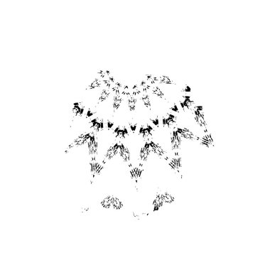 Soyut grunge arkaplanı. Monokrom dokusu. Siyah ve beyaz desenli arkaplan