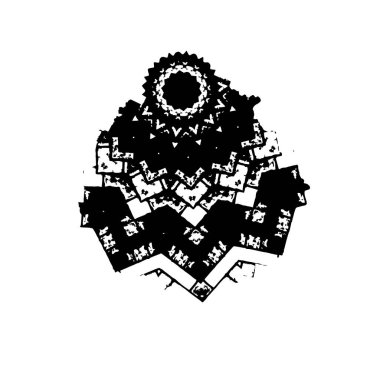 Soyut grunge arkaplanı. Monokrom dokusu. Siyah ve beyaz desenli arkaplan