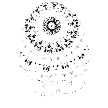 Soyut grunge arkaplanı. Monokrom dokusu. Siyah ve beyaz desenli arkaplan