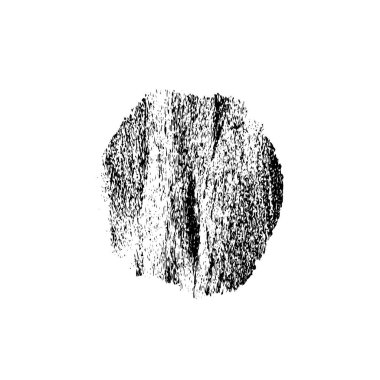 Soyut siyah mürekkep lekesi. Beyaz arka planda elle boyanmış bir element. vektör illüstrasyonu