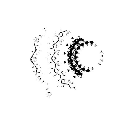 Soyut grunge arkaplanı. Monokrom dokusu. Siyah ve beyaz desenli arkaplan