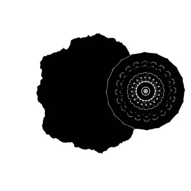 Soyut grunge arkaplanı. Monokrom dokusu. Siyah ve beyaz desenli arkaplan