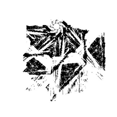 Soyut grunge arkaplanı. Monokrom dokusu. Siyah ve beyaz desenli arkaplan