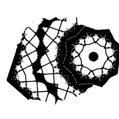 Soyut grunge arkaplanı. Monokrom dokusu. Siyah ve beyaz desenli arkaplan