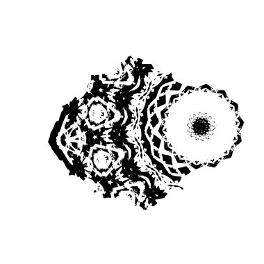 Soyut grunge arkaplanı. Monokrom dokusu. Siyah ve beyaz desenli arkaplan
