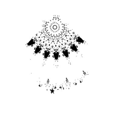 Grunge vektör arkaplanı. sıkıntı dokusu.