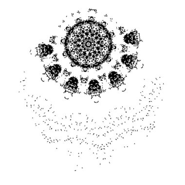 Grunge vektör arkaplanı. sıkıntı dokusu.