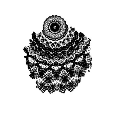 Soyut grunge arkaplanı. Monokrom dokusu. Siyah ve beyaz desenli arkaplan