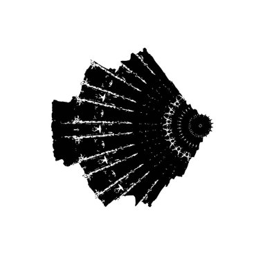 Soyut grunge arkaplanı. Monokrom dokusu. Siyah ve beyaz desenli arkaplan