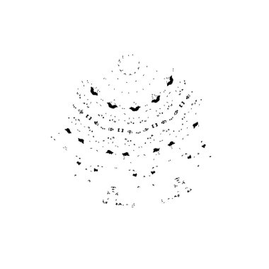 Soyut grunge arkaplanı. Monokrom dokusu. Siyah ve beyaz desenli arkaplan