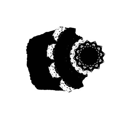 Soyut grunge arkaplanı. Monokrom dokusu. Siyah ve beyaz desenli arkaplan