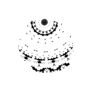 Soyut grunge arkaplanı. Monokrom dokusu. Siyah ve beyaz desenli arkaplan