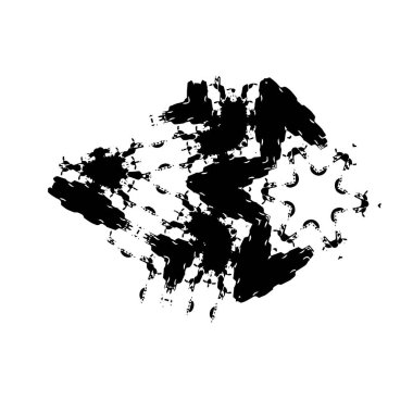 Soyut grunge arkaplanı. Monokrom dokusu. Siyah ve beyaz desenli arkaplan