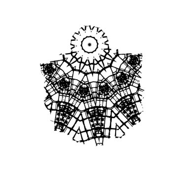 Soyut grunge arkaplanı. Monokrom dokusu. Siyah ve beyaz desenli arkaplan