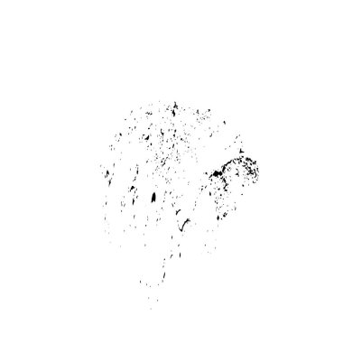 Beyaz arkaplanda soyut tek renkli leke, vektör illüstrasyonu