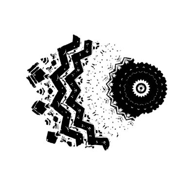 siyah ve beyaz monokrom arkaplan soyut doku 