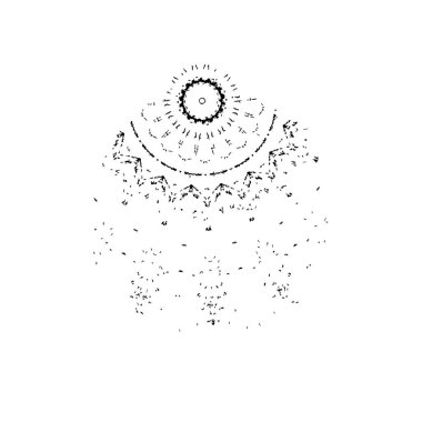 siyah fırça darbesi ve sınır. grunge soyut el - boyanmış elementler.