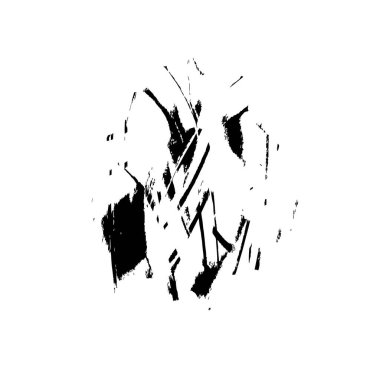 siyah fırça darbesi ve sınır. grunge soyut el - boyanmış elementler.