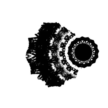 siyah fırça darbesi ve sınır. grunge soyut el - boyanmış elementler.