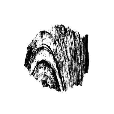 siyah fırça darbesi ve sınır. grunge soyut el - boyanmış elementler.