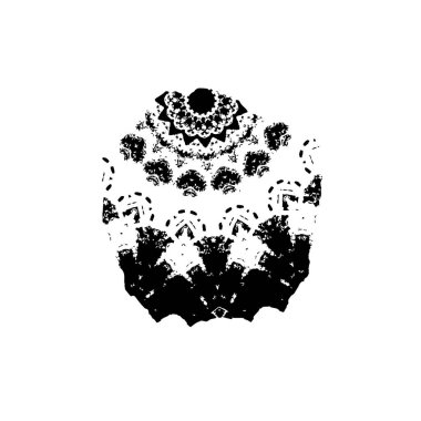 siyah fırça darbesi ve sınır. grunge soyut el - boyanmış elementler.