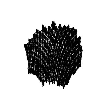 siyah fırça darbesi ve sınır. grunge soyut el - boyanmış elementler.